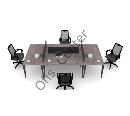 Exen Dört' lü Ayrılabilir W Masa 